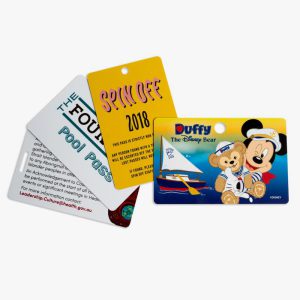 Plastic cards printed