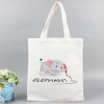 woven tote bag white