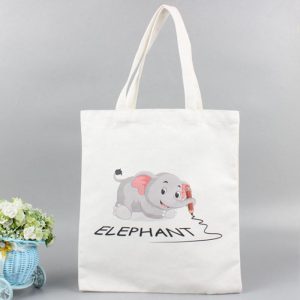 woven tote bag white