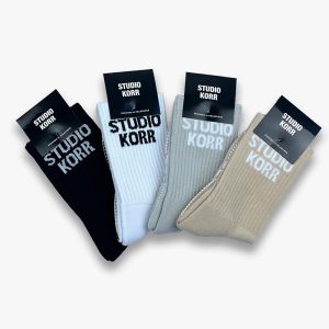 cotton crew socks grip