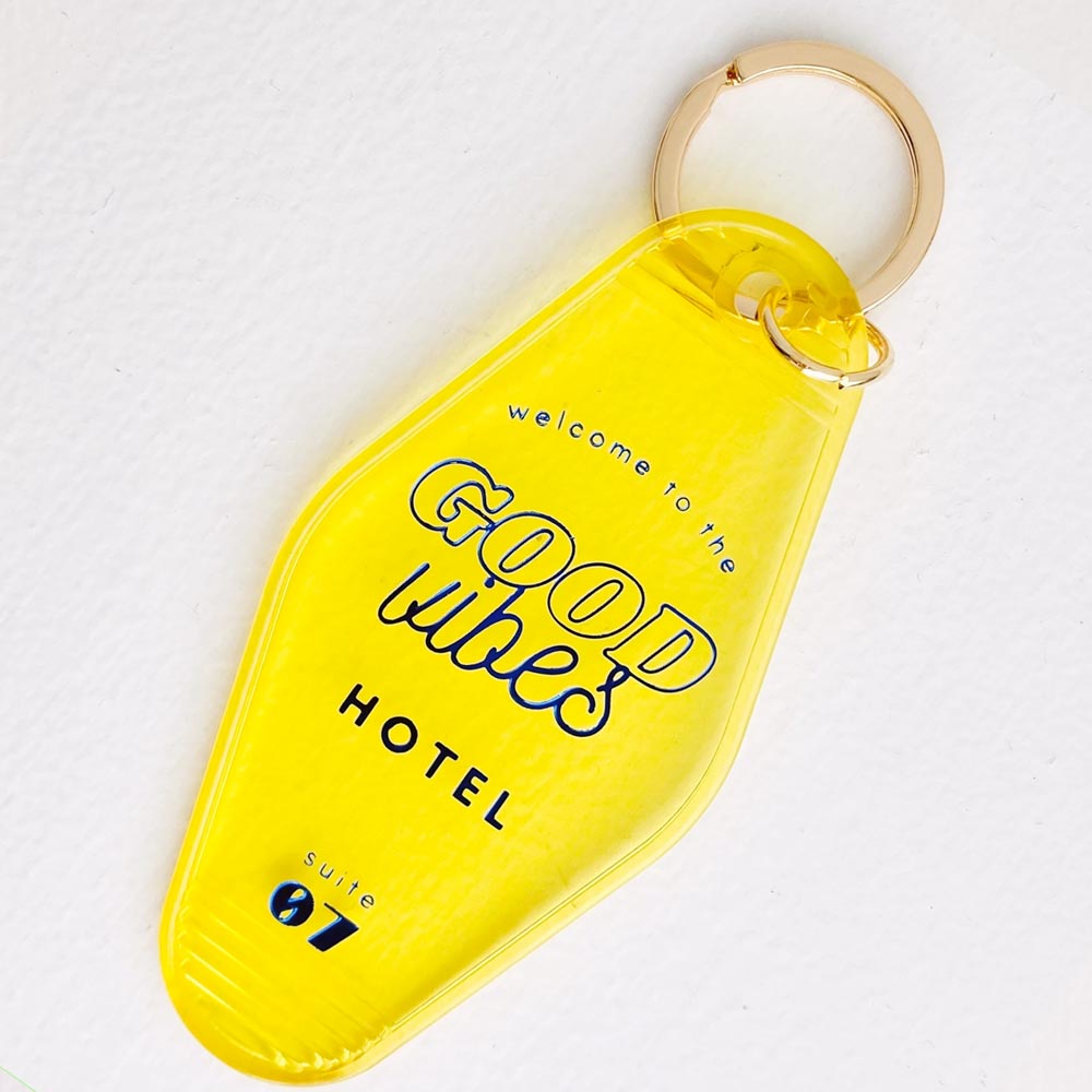 Hotel Keychain acrylic